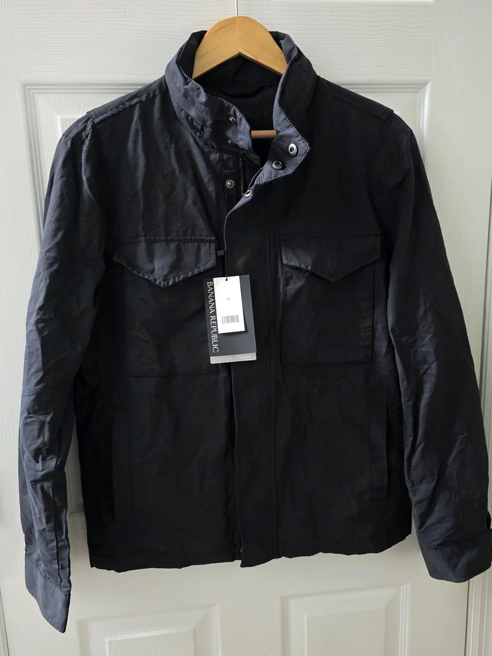 Banana Republic Black Military Field Jacket - NWT